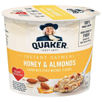 Quaker Honey & Almonds Oatmeal 1.69 oz - Water Butlers