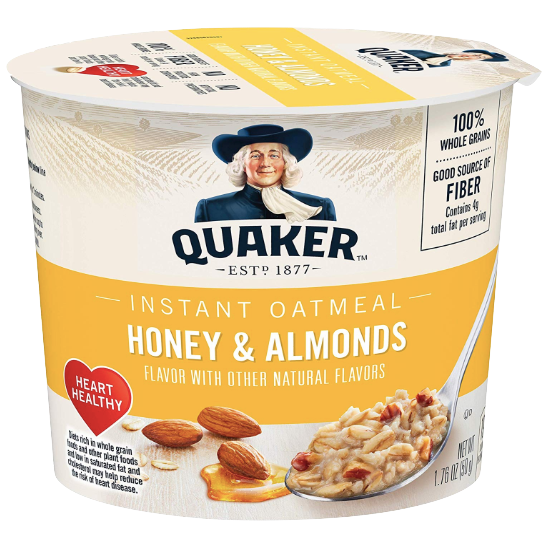 Quaker Honey & Almonds Oatmeal 1.69 oz - Water Butlers