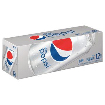 Diet Pepsi Soda 12 fl oz, 12 Pack