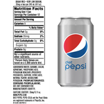 Diet Pepsi 12 fl oz, 24 Pack - Water Butlers
