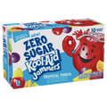 Kool-Aid Jammers, Zero Sugar Tropical Punch, 10 Ct