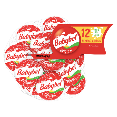 Mini Babybel Original Semisoft Cheese, 12 Ct - Water Butlers