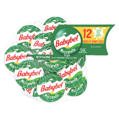 Mini Babybel Mozarella Semisoft Cheese, 12 Ct - Water Butlers