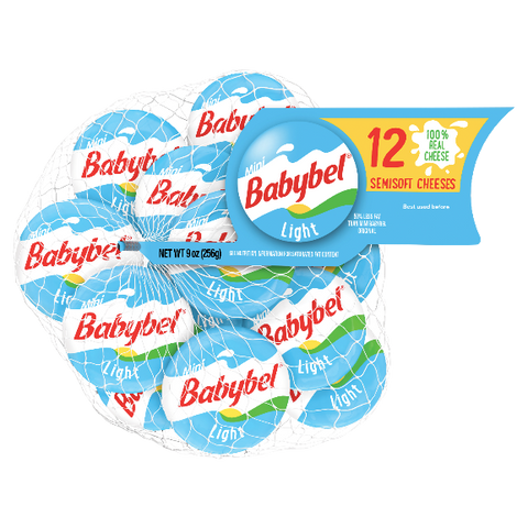 Mini Babybel Light Semisoft Cheese, 12 Ct - Water Butlers