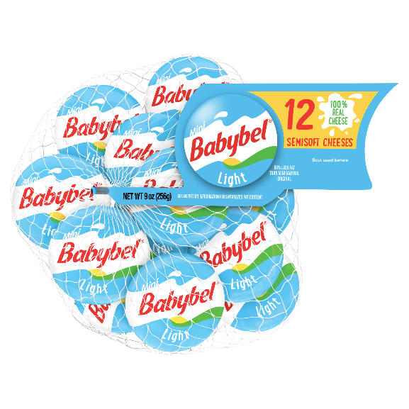 Mini Babybel Light Semisoft Cheese, 12 Ct - Water Butlers