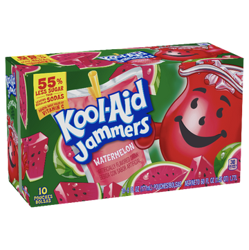 Kool-Aid Jammers, Watermelon, 10 Ct