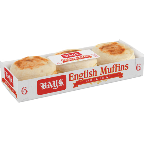 Bays Original English Muffins, 6 Ct - Water Butlers