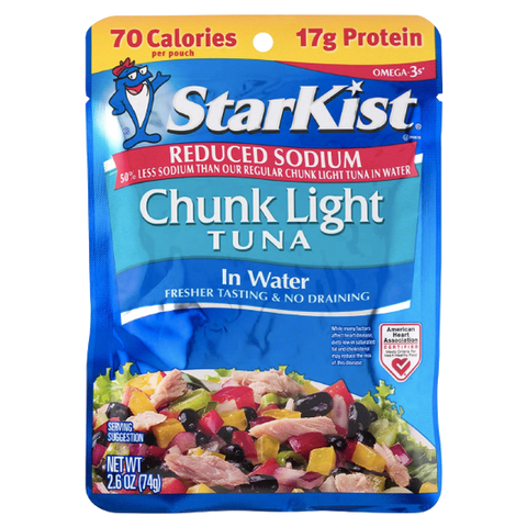 Starkist Tuna Pouch, Chunk Light Tuna In Water - Water Butlers