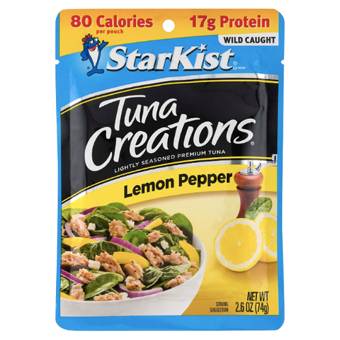 Starkist Tuna Creations Pouch, Lemon Pepper - Water Butlers