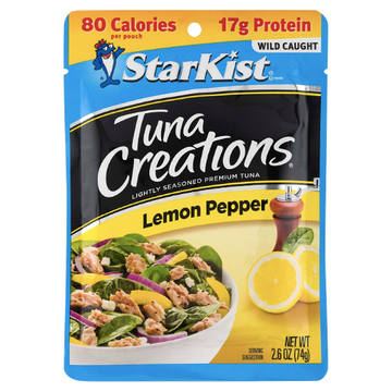 Starkist Tuna Creations Pouch, Lemon Pepper