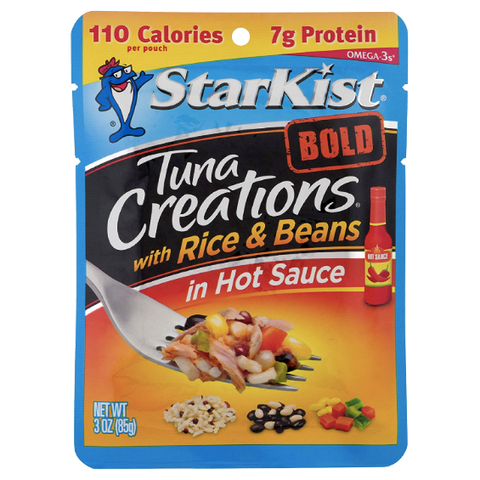 Starkist Tuna Creations Bold, With Rice & Beans in Hot Sauce - Water Butlers