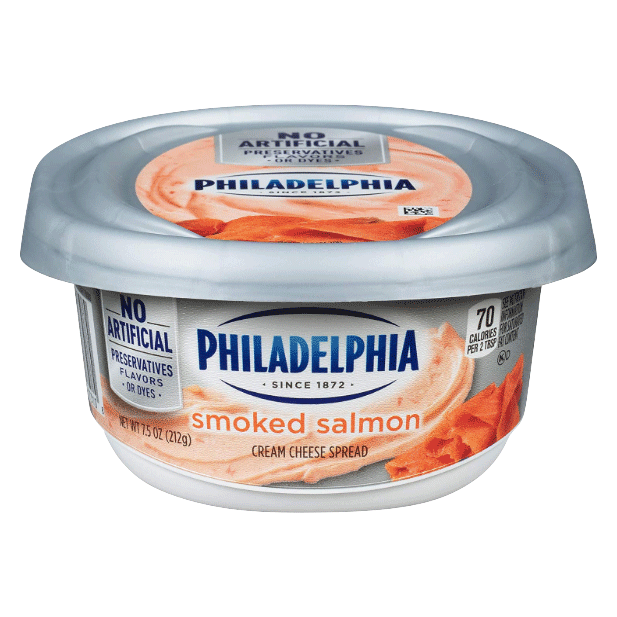 Philadelphia Smoked Salmon Cream Cheese 7.5 oz - Water Butlers
