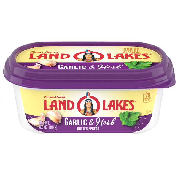 Land O Lakes Butter With Garlic & Herb 6.5oz - Water Butlers