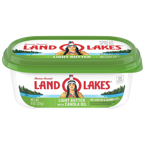 Land O Lakes Light Butter with Canola Oil 8oz. - Water Butlers