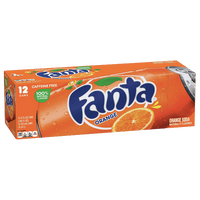 Fanta Cans Orange 12fl oz, 12 Ct - Water Butlers