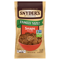 Snyder's Pretzels Family Size, Snaps Pretzels 16 Oz - Water Butlers