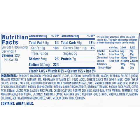 Kraft Mac & Cheese, Original - 4Ct - Water Butlers