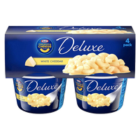Kraft Mac & Cheese, Deluxe White Cheddar - 4Ct - Water Butlers