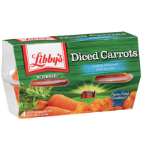 Libby's microwavable vegetables, Diced Carrots, 4Ct - Water Butlers