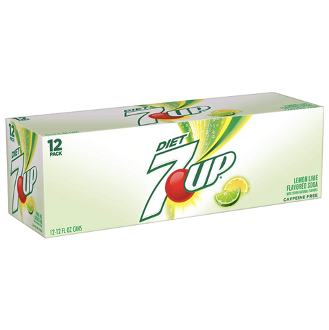 Diet 7 UP 12fl oz, 12 Ct - Water Butlers