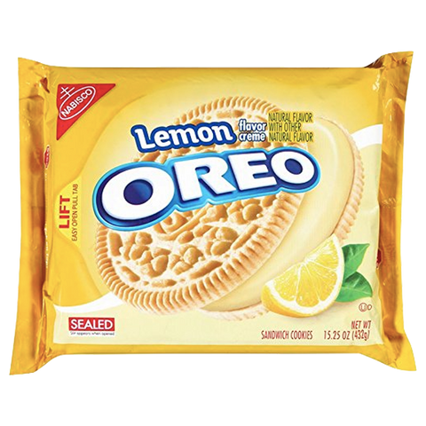 Oreo Lemon Cookies 15.25 oz. - Water Butlers