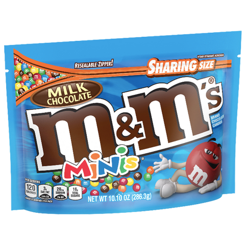 M&Ms Sharing Size, Milk Chocolate Minis - 10.1oz - Water Butlers