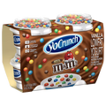 YoCrunch Low Fat Yogurt, M&Ms 4oz, 4ct - Water Butlers