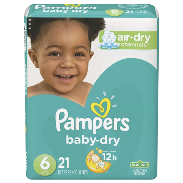 Baby dry 6 deals pampers