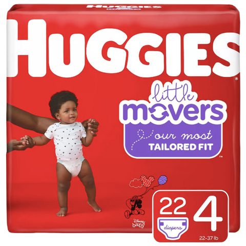 Huggies Baby Diapers - Size 4 (22 Count) - Water Butlers