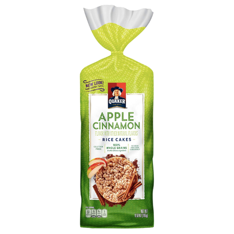 Quaker Rice Cakes, Apple Cinnamon, 6.53 oz - Water Butlers