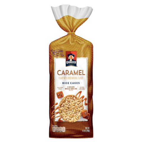 Quaker Rice Cakes, Caramel, 6.56 oz - Water Butlers