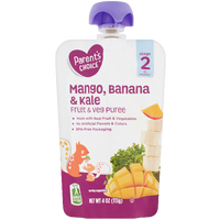 Parent's Choice Puree, Mango Banana & Kale, 4 oz - Water Butlers