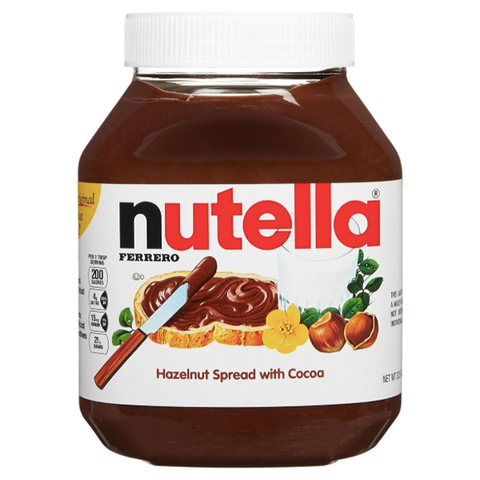 Nutella Ferrero Chocolate Hazelnut Spread, 33.5 Oz - Water Butlers