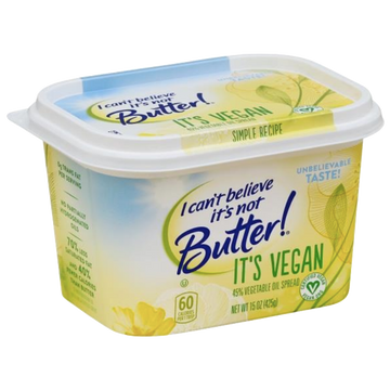 I Can't Believe It's Not Butter, It's Vegan, 15 oz
