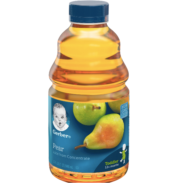 Gerber 100% Pear Juice, 32 oz - Water Butlers