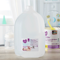 Making formula online with distilled water