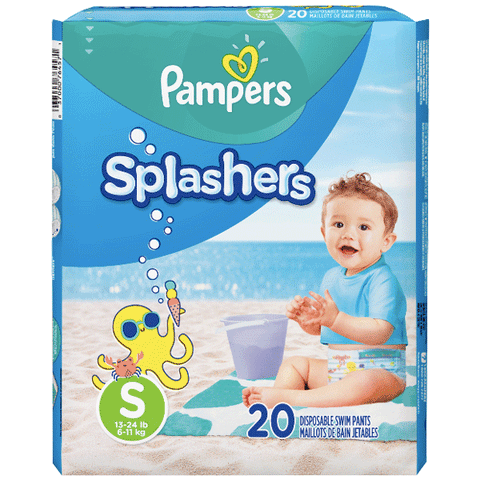 Pampers Splashers Swim Diapers, Small 20 Count - Water Butlers