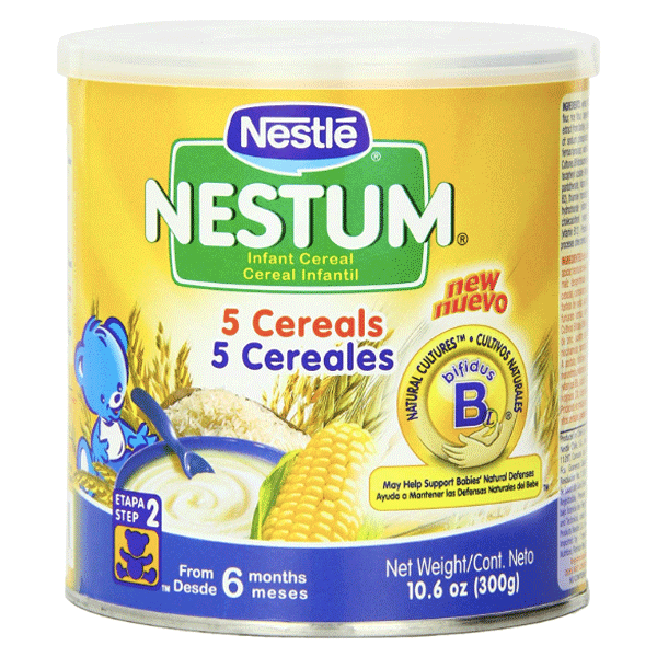 Nestle Nestum Infant Cereal 5 Cereals 10.6 oz. - Water Butlers