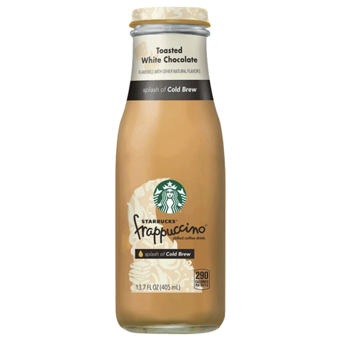 Starbucks Frappuccino Bottle, Toasted White Chocolate Coffee 13.7 oz - Water Butlers