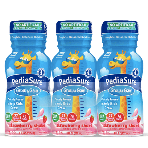 PediaSure Grow & Gain, Strawberry - 6 Ct - Water Butlers