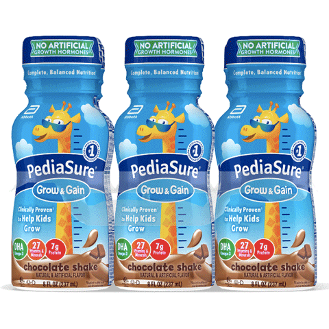 PediaSure Grow & Gain, Chocolate Shake - 6 Ct - Water Butlers