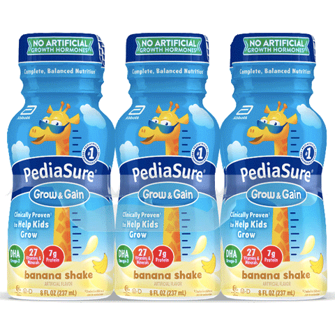 PediaSure Grow & Gain, Banana Shake - 6 Ct - Water Butlers