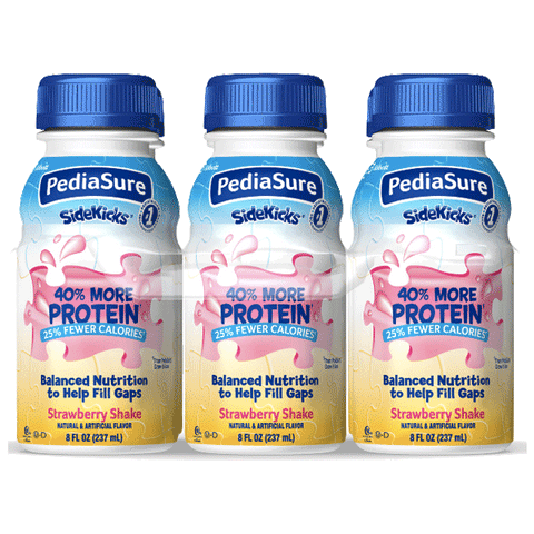 PediaSure Grow & Gain, 40% More Protein, Strawberry - 6 Ct - Water Butlers