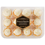 Marketside French Vanilla Mini Cupcakes, 12 Count - Water Butlers