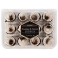 Marketside Pastry Cookies & Creme Mini Cupcakes, 12 Count