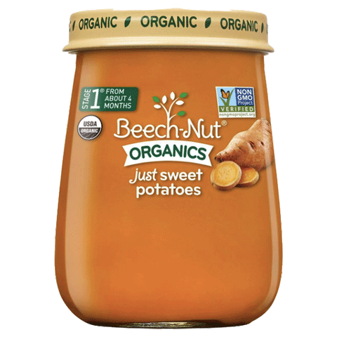 Beech-Nut Baby Food, Organics Just Sweet Potatoes, 4oz - Water Butlers