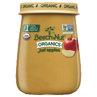 Beech-Nut Baby Food, Organics Just Apples, 4oz - Water Butlers