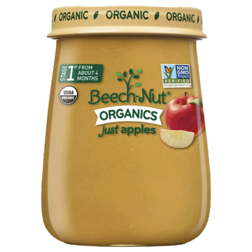 Beech-Nut Baby Food, Organics Just Apples, 4oz