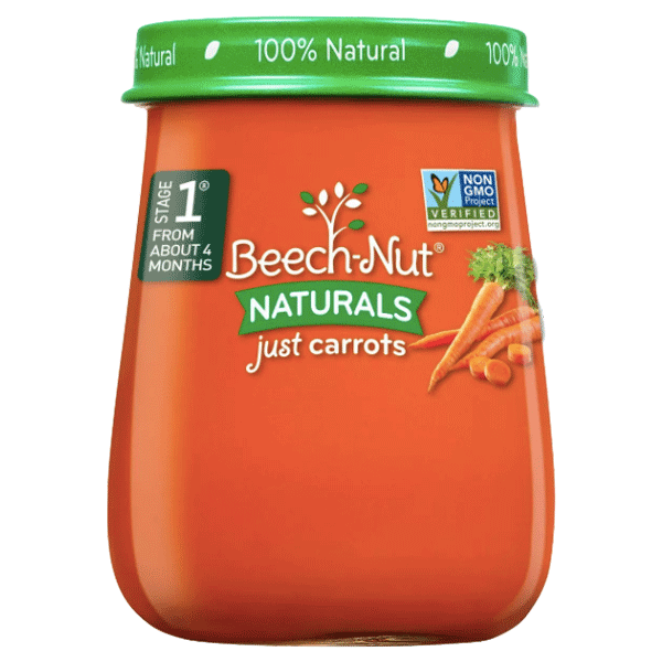Beech-Nut Baby Food, Naturals Just Carrots, 4oz - Water Butlers