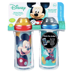 Disney Mickey Mouse Insulated Hard Spout Sippy Cups, 9oz 2 Ct - Water Butlers